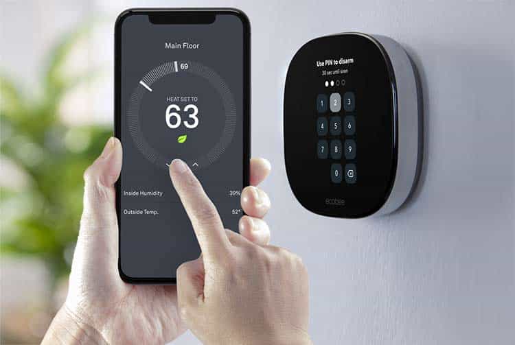 one of the best smart thermostats -ecoobee